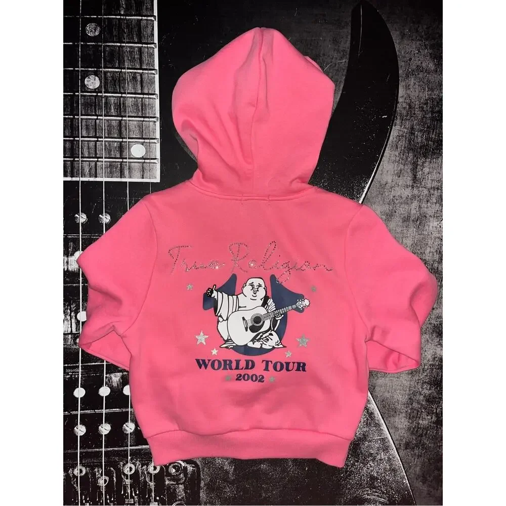 NWOT True Religion Zip Hoodie